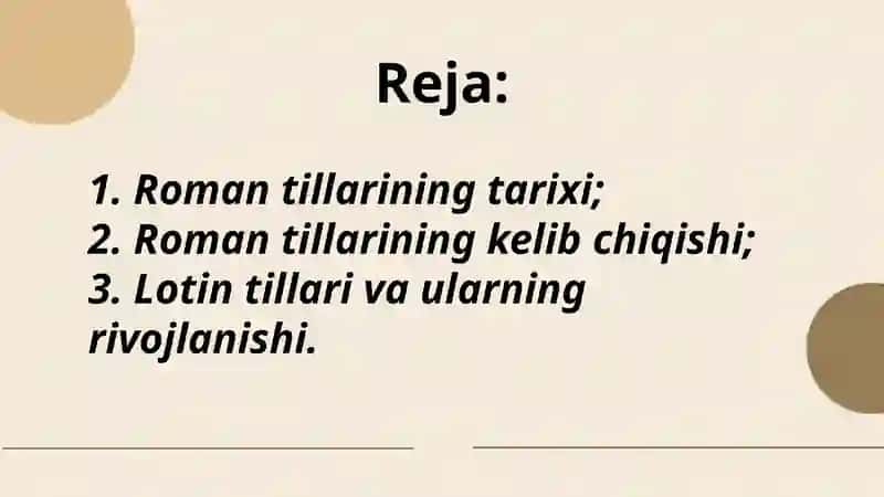 Til oilalari. Hind-yevropa tillari oilasi. Roman tillari 2