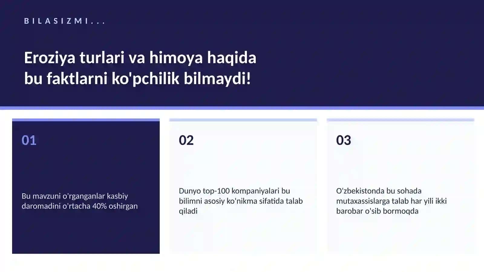 Eroziya turlari va himoya 2