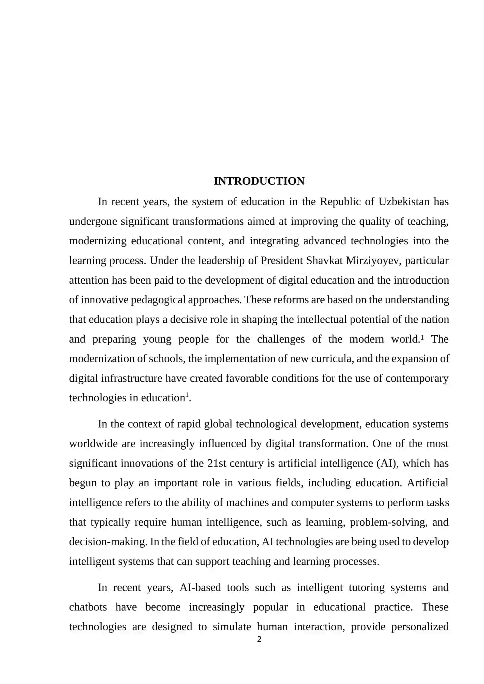 Artificial intelligence (AI) tutors and chatbots: personalizing English instruction to boost motivation and ACHIEVEMENT 2