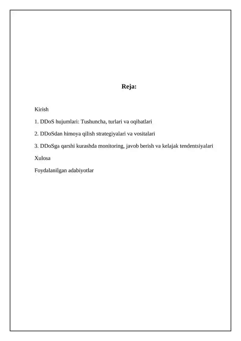 DDoS hujumlari: Tushuncha, turlari va oqibatlari 2