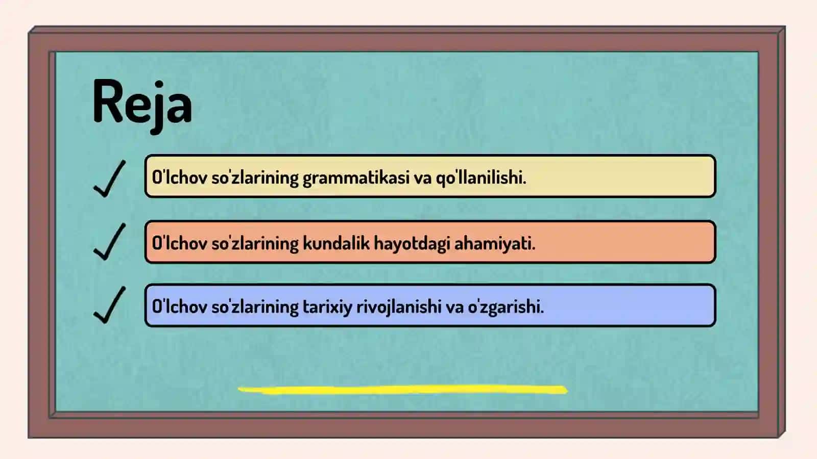 òzbek tilida òlchov sòzlar 2