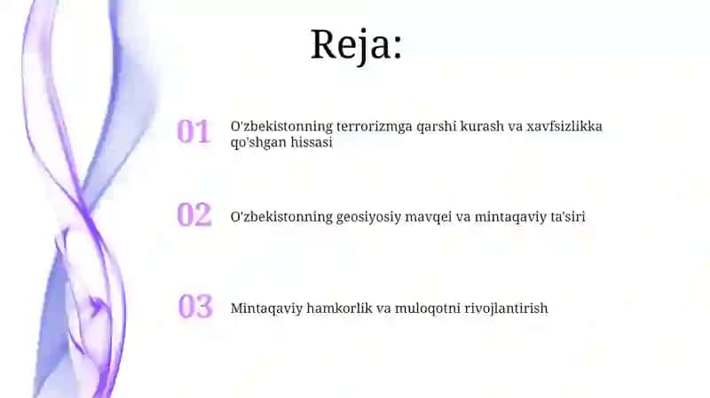 Mintaqaviy hamkorlik va muloqotni rivojlantirish 2