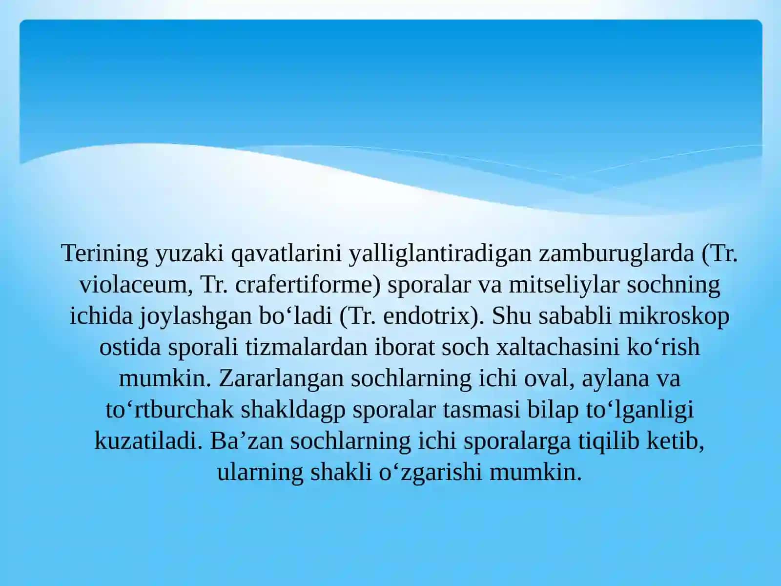 teri tanosil yuqumli kasalliklari qo'zg'atuvchilari,zahm va so’zak kasalliklarining diagnostikasi 2