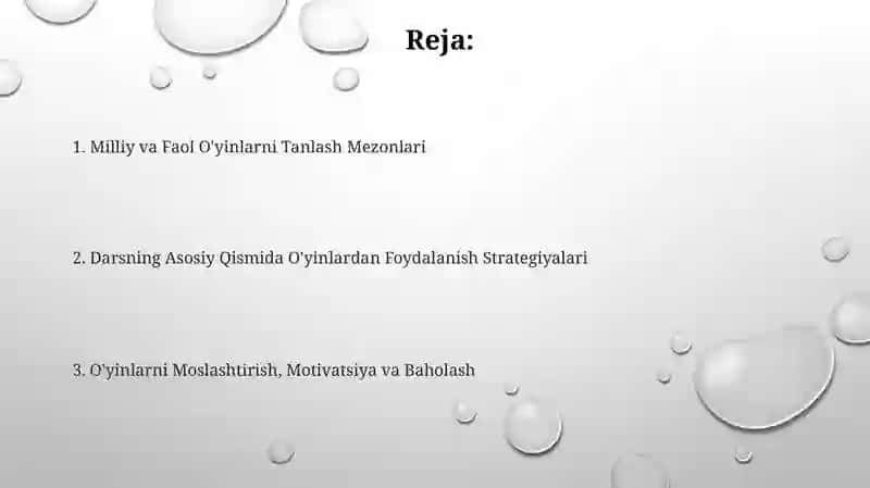 Milliy va harakatli o’yinlarni jismoniy tarbiya darsining asosiy qismiga mos holda tanlash 2