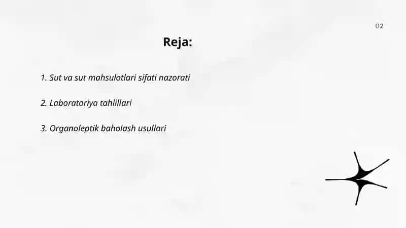 Sut va sut mahsulotlarining sifat ekspertizasi 2