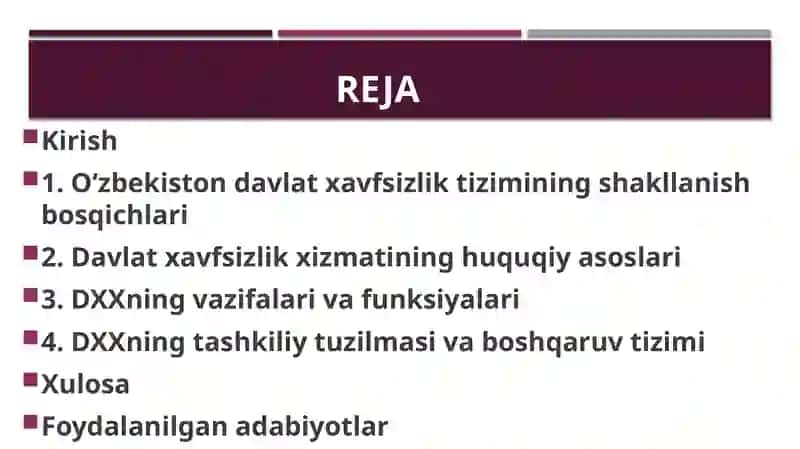 O‘zbekiston Respublikasida Davlat xavfsizlik xizmatining rivojlanishi tarixi 2