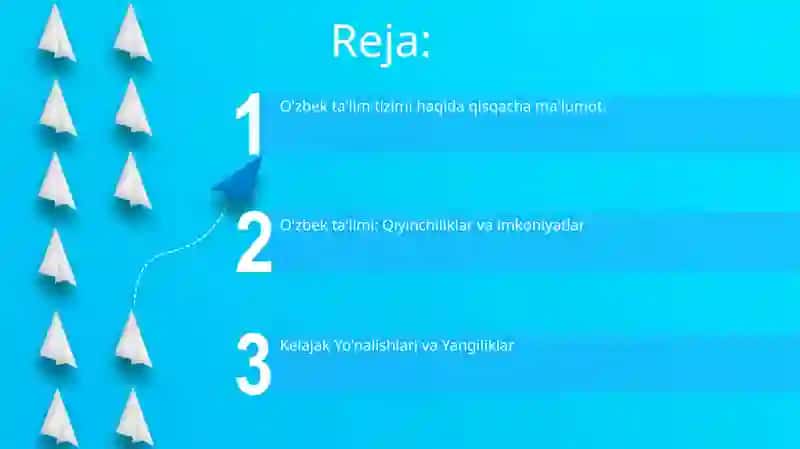 O'zbekiston Respublikasi ta'lim tizimi 2