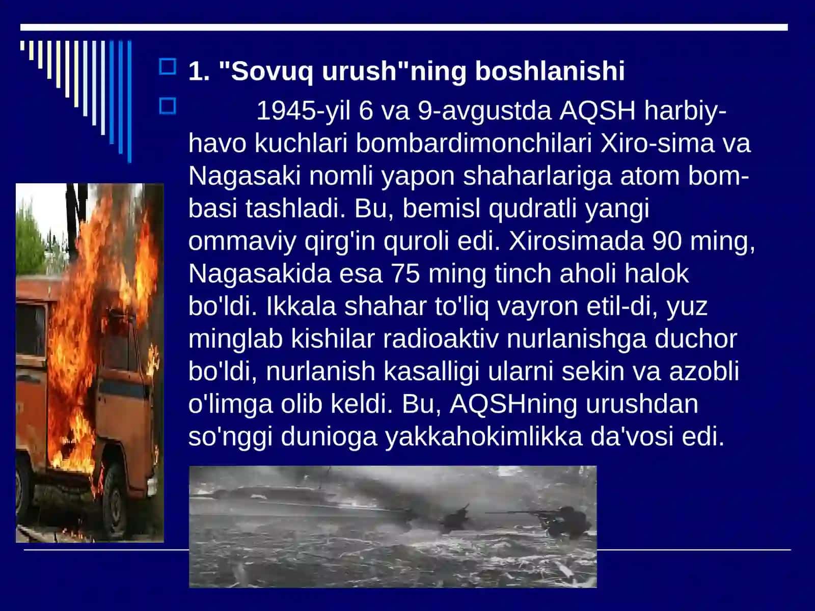 IKKINCHI JAHON URUSHIDAN SO'NG XALQARO MUNOSABATLAR 2