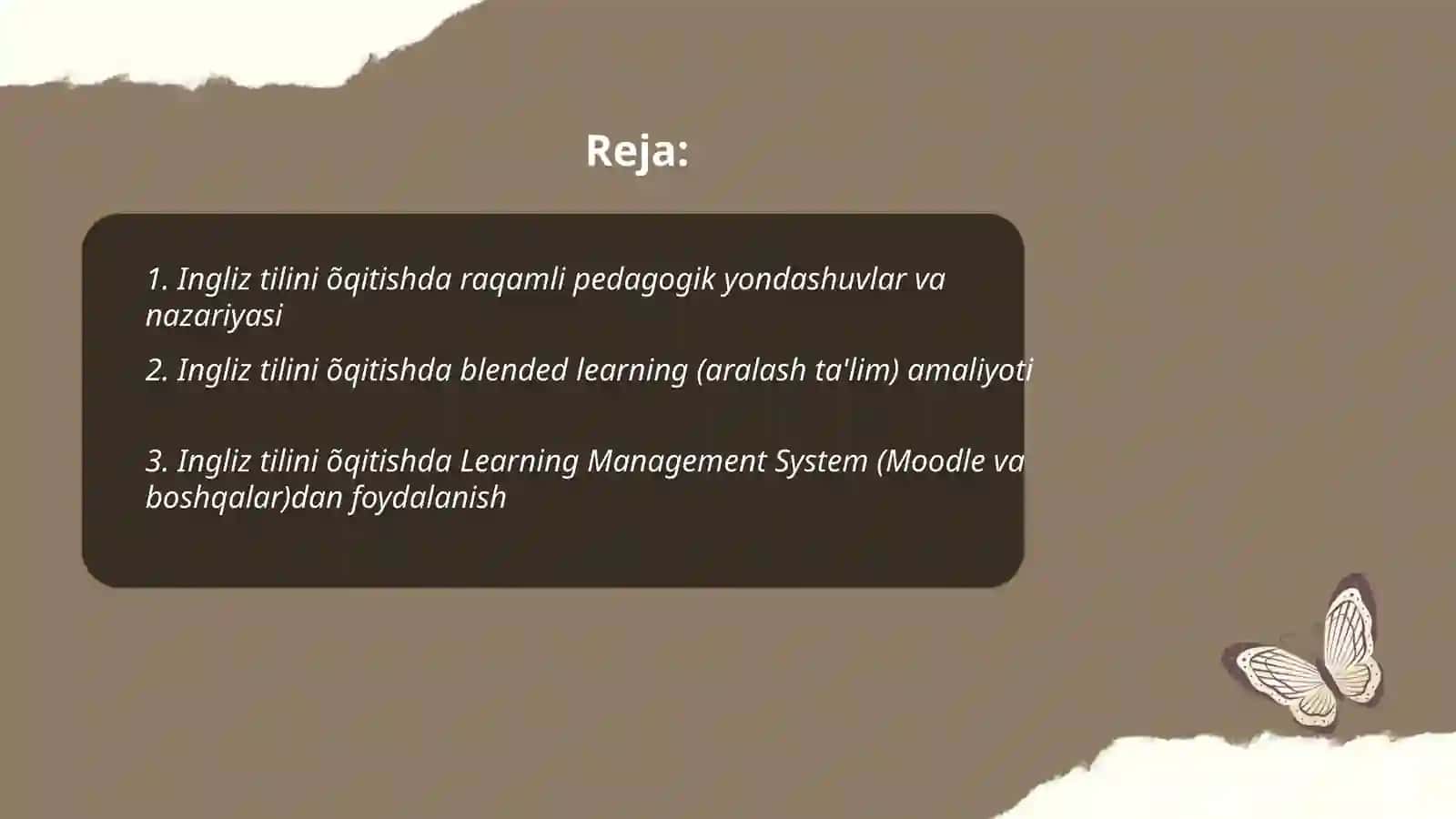 Ingliz tilini õqitishda raqamli pedagogika va zamonaviy AKT vositalari 2