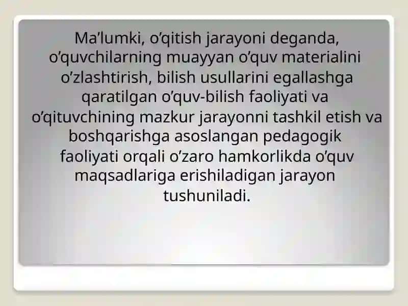 Biologiya O'qitish Usullari 2