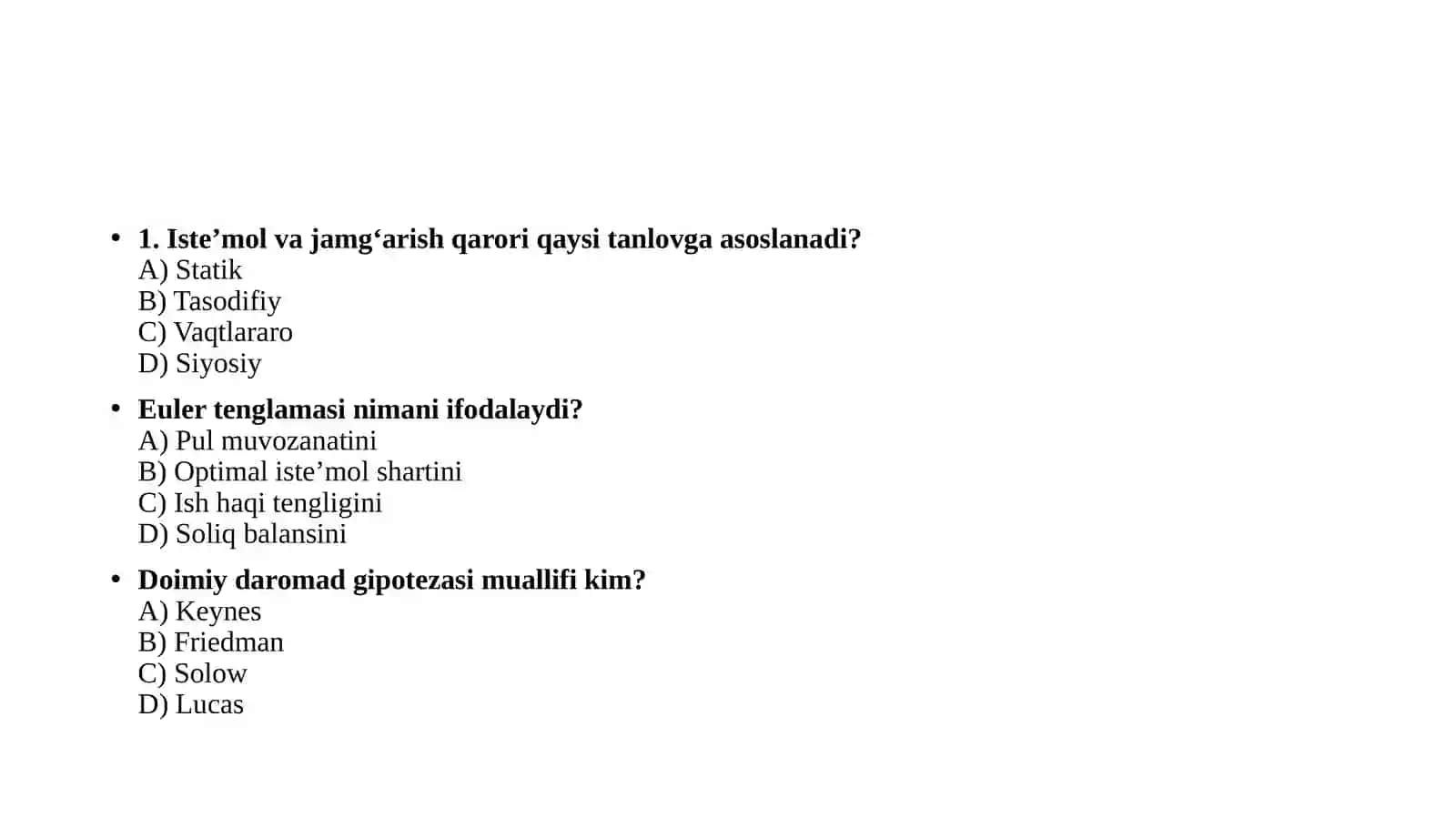 Jamg‘arish va iste’mol 2
