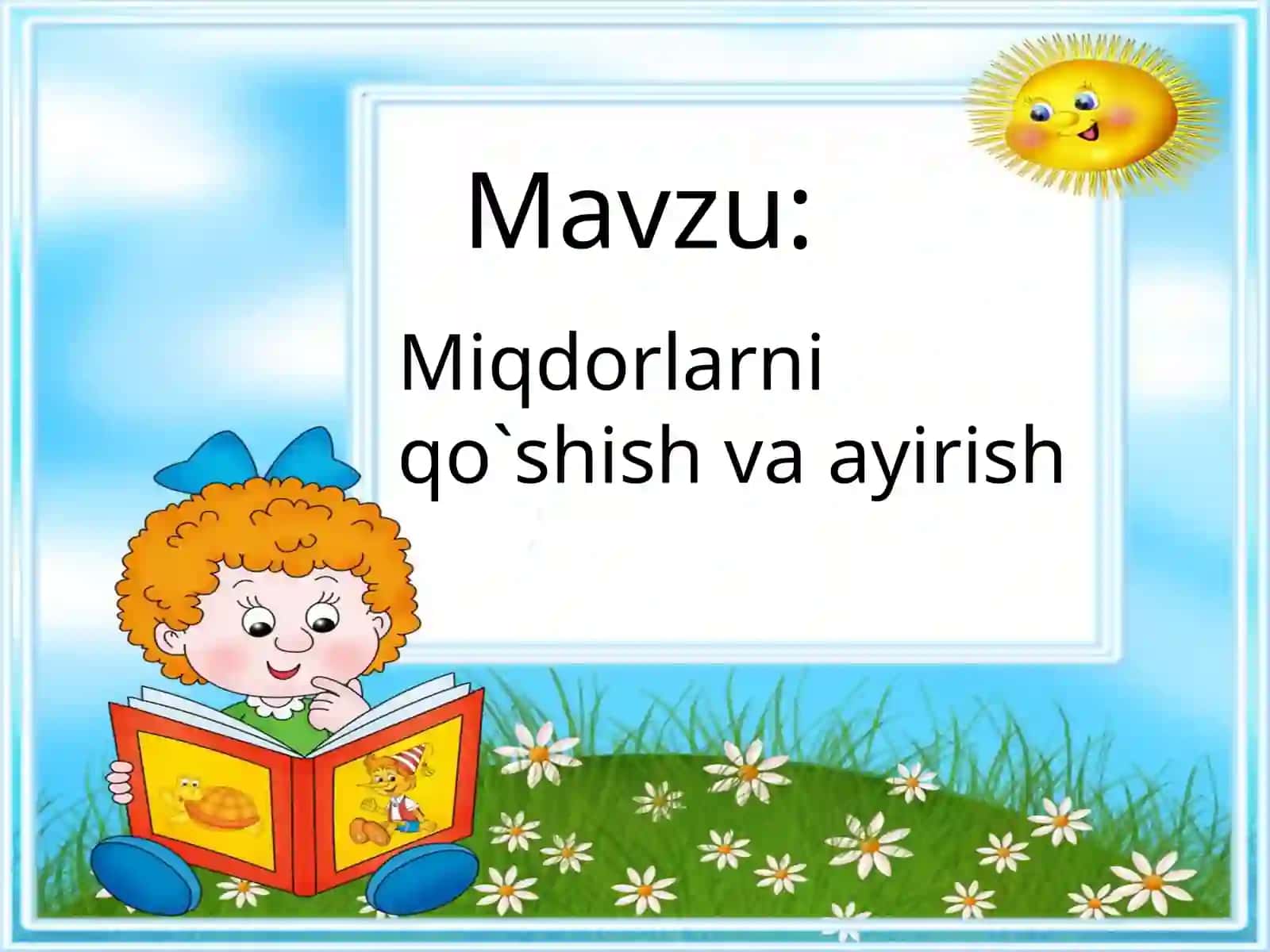 Miqdorlarni qo`shish va ayirish 2