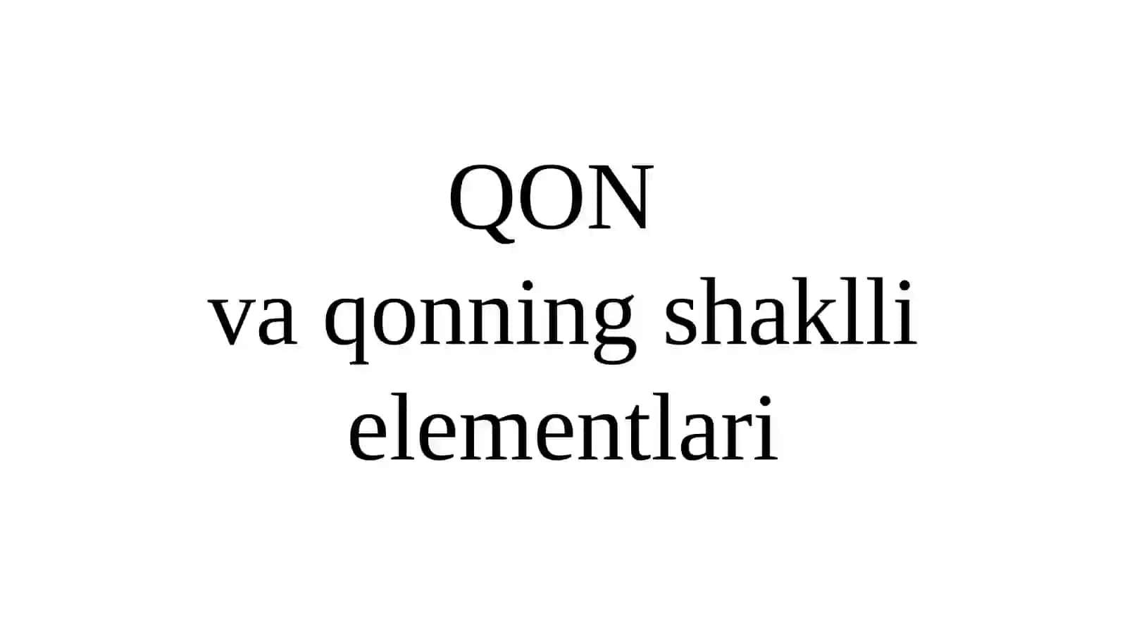 Qon va limfa 2