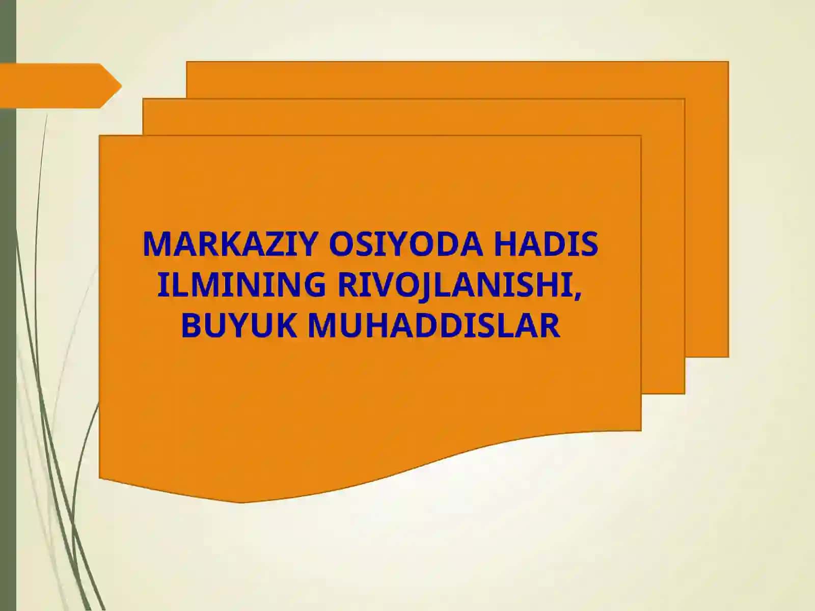 Dinshunoslik fanidan tayyorlangan taqdimot 2