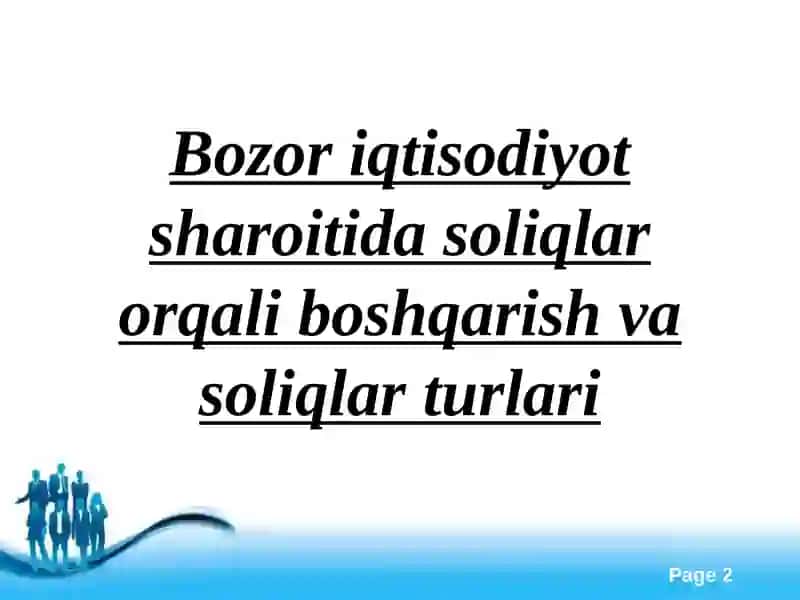 MAKROIQTISODYOT FANIDAN TAYORLAGAN MUSTAQIL ISHI 2