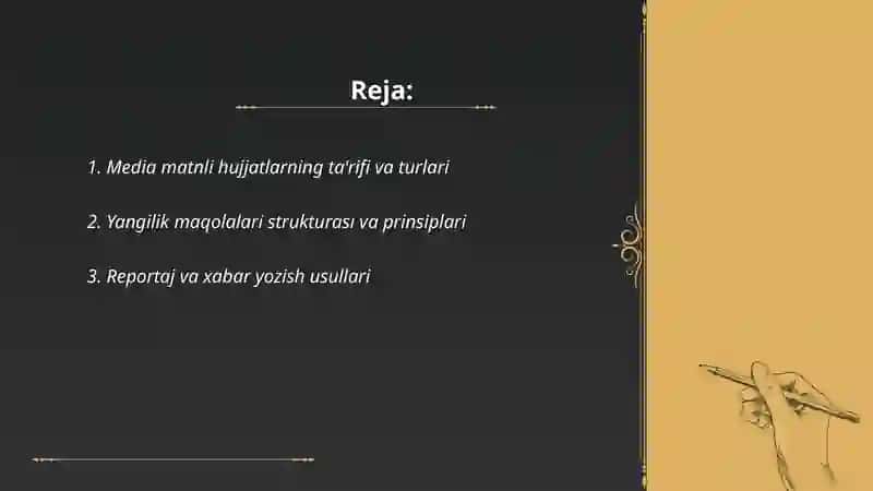 Media matnli hujjatlar 2