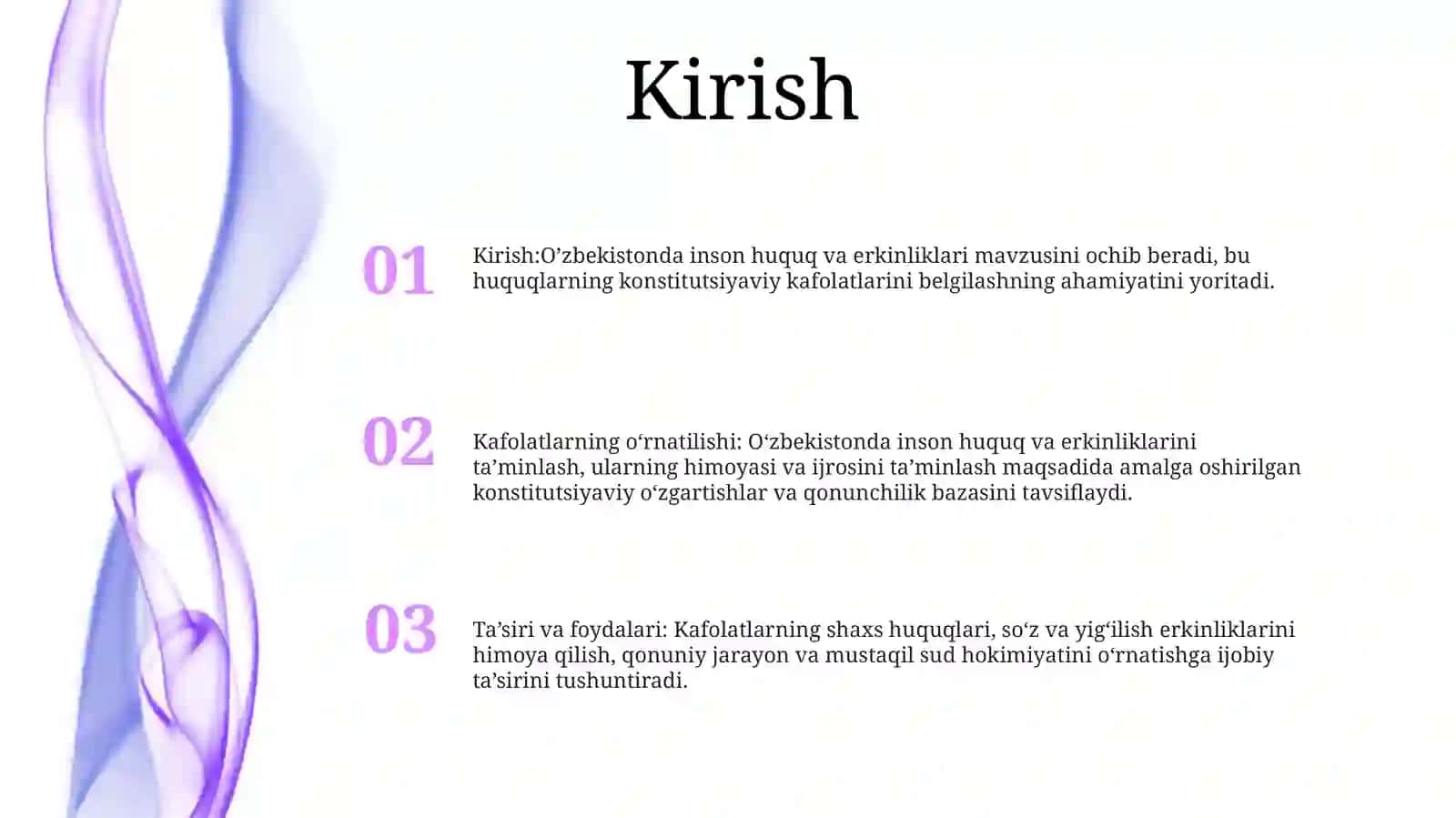 Inson Xuquqlari Va Erkinliklari Kafolatining Yaratilishi 2