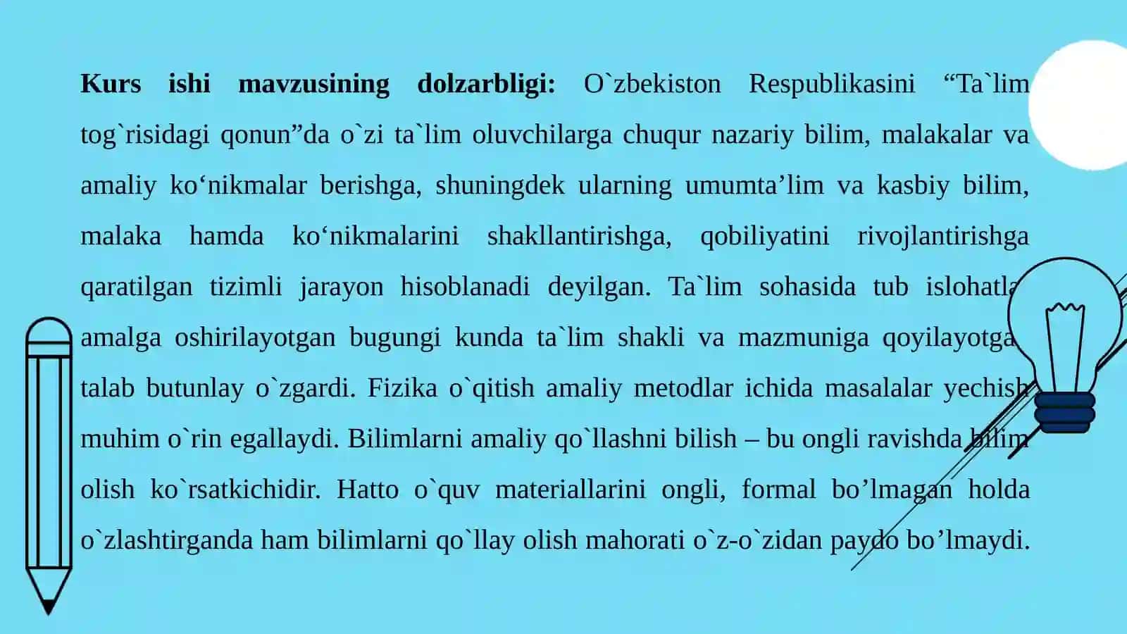 Masala yechish mashg‘ulotlarida pedagogik texnologiyalardan foydalanish usullari 2