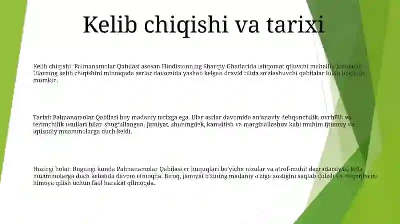 Palmanamolar Qabilasi 2