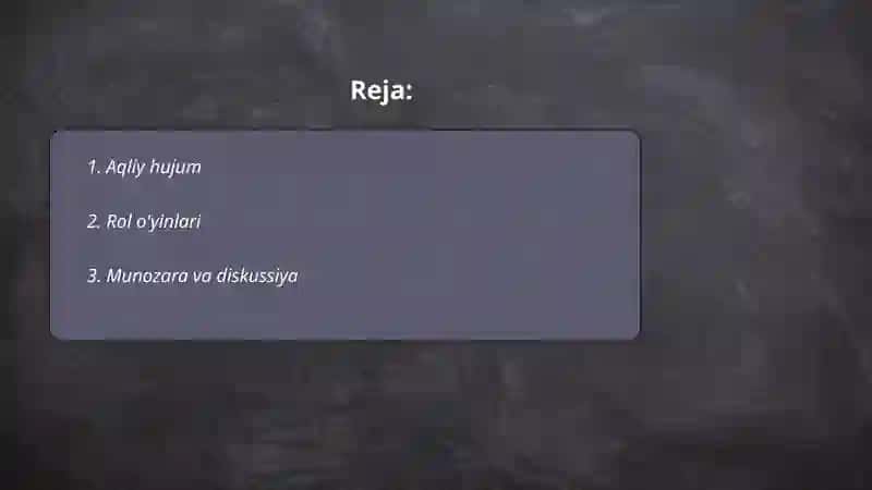 Interfaol metodlar 2