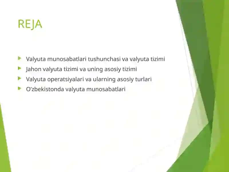 Xalqaro valyuta munosabatlari tushunchasi va ahamiyati 2
