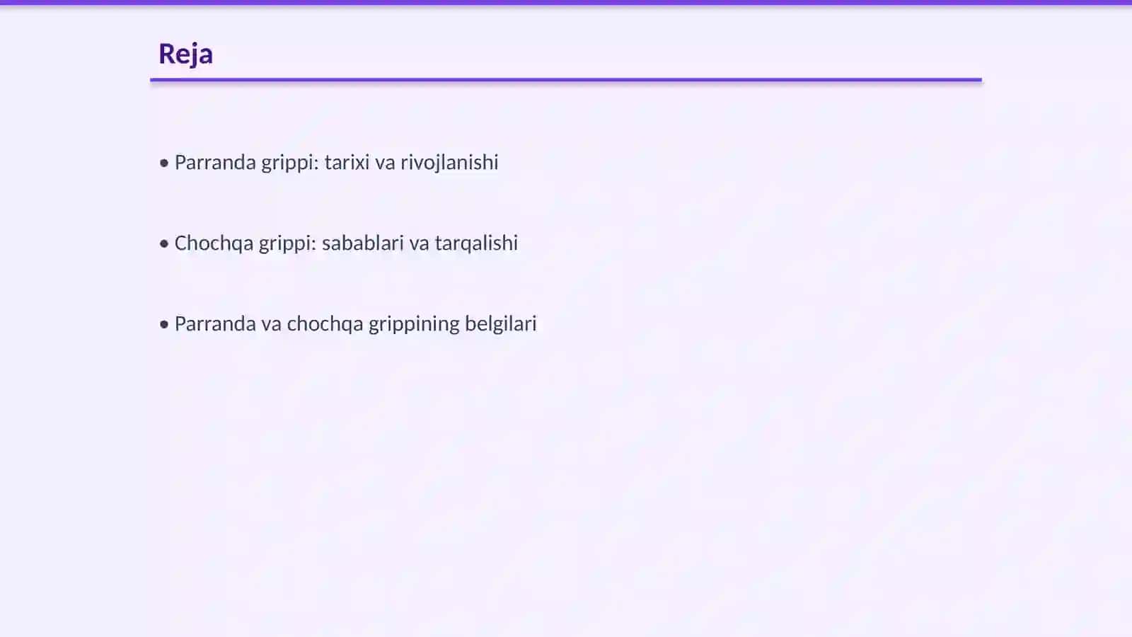 Parranda va chochqa grippi va uning xozirgi muammolari 2