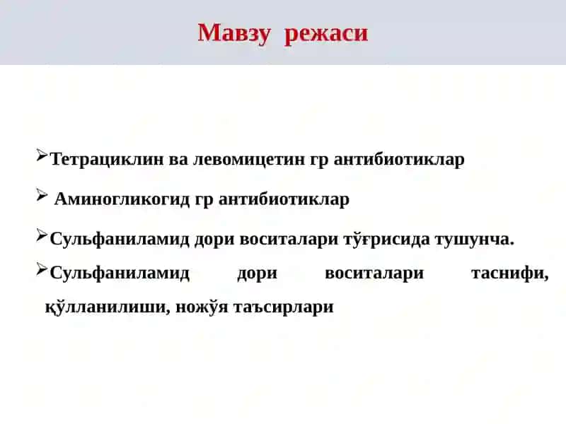 Эритромициннинг таъсир механизми 2