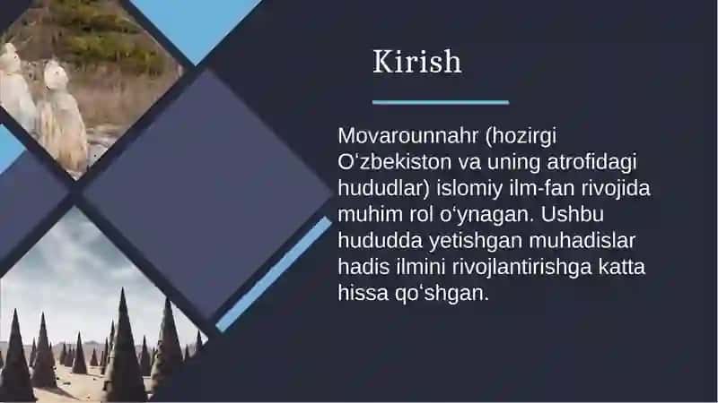 Movarounnahrda Yetishib Chiqqan Muhaddislar: Hayoti va Ijodi Tahlili 2