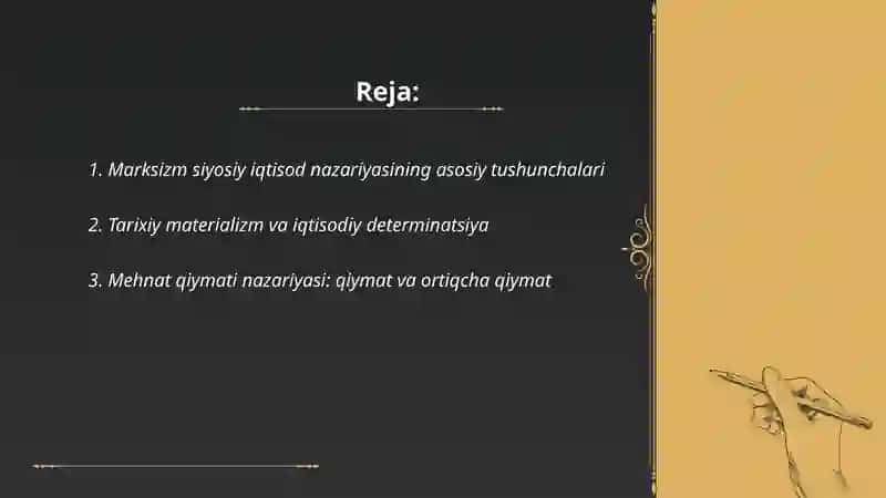 Marksizim va Leninizm siyosiy iqtisod nazariyalari 2