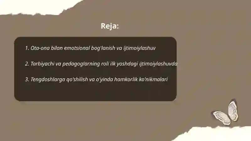 Ilk yoshdagi bolalarning ijtimoiylashuvi tengdoshlari va kattalar bilan munosabati 2