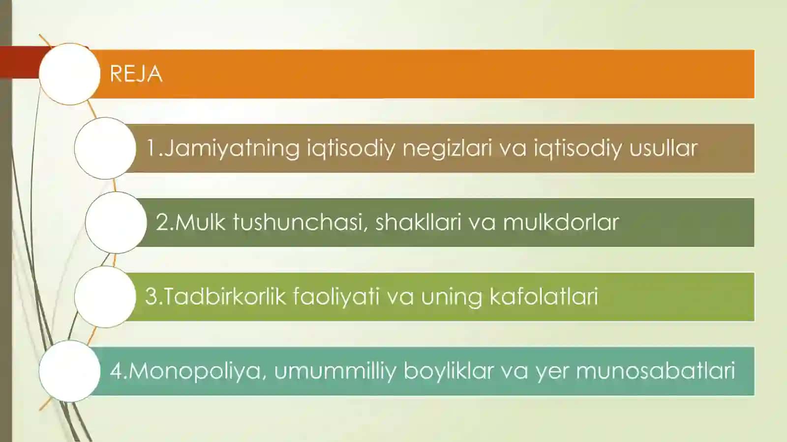 Jamiyatning iqtisodiy negizlari 2