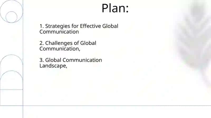 Global Communication Strategies 2