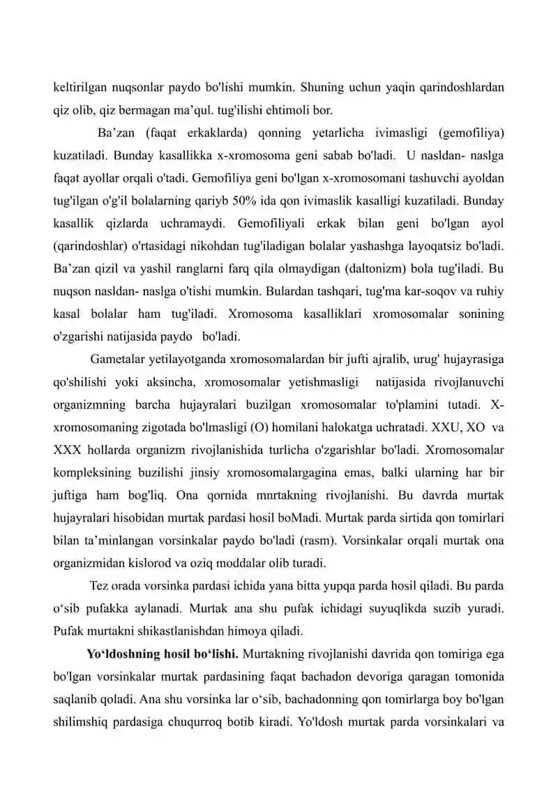 3. Embrional rivojlanish. Urug’lanish. Maydalanish. Gastruliyatsiya. Referat 5 bet. 2