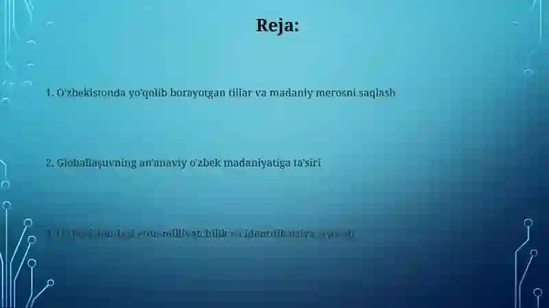 Oʻzbekistonda etnologiyafanining zamonaviy muommolari 2