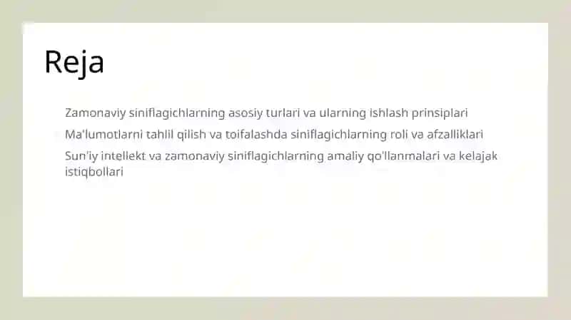 Zamonaviy siniflagichlar va ularning ishlash prinsipi 2