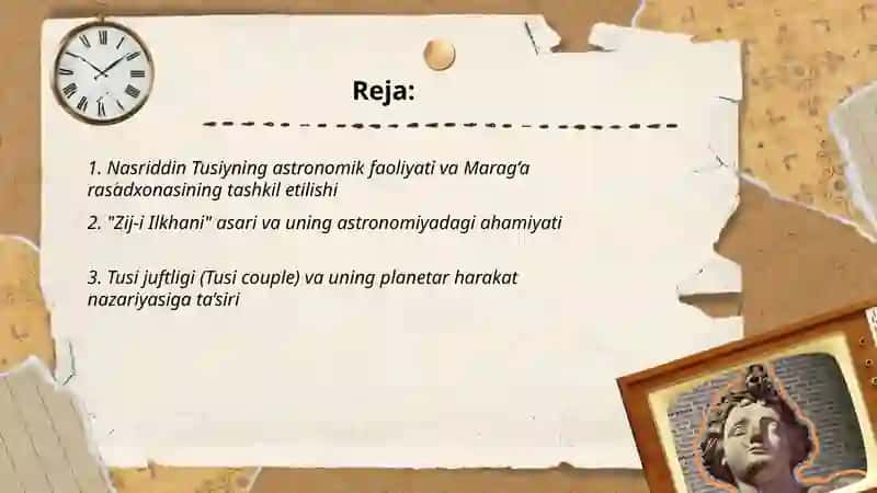 Nasriddin Tusiyning astronomik merosi 2