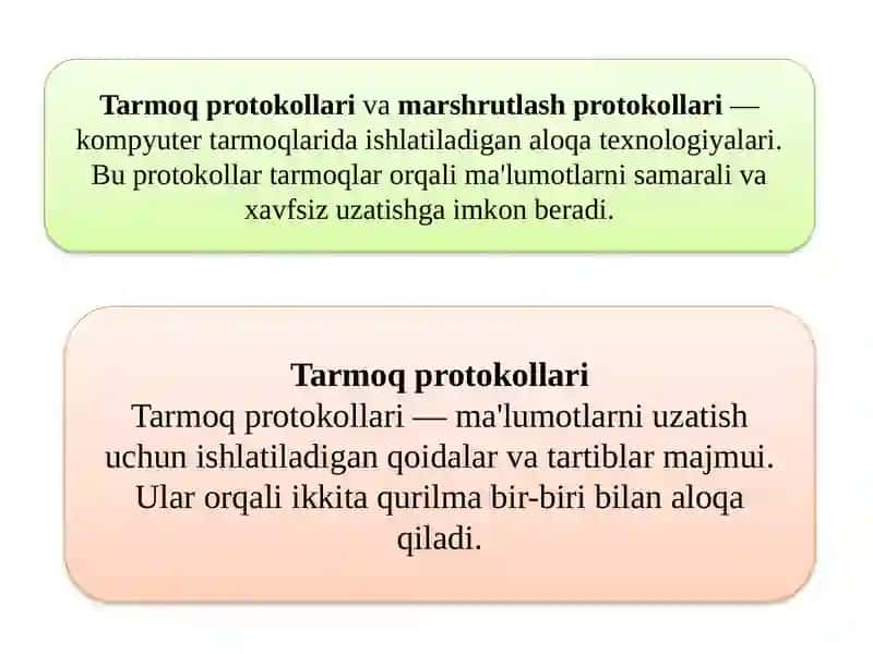 Tarmoqprotokollarivamarshrutlashprotokollari 2