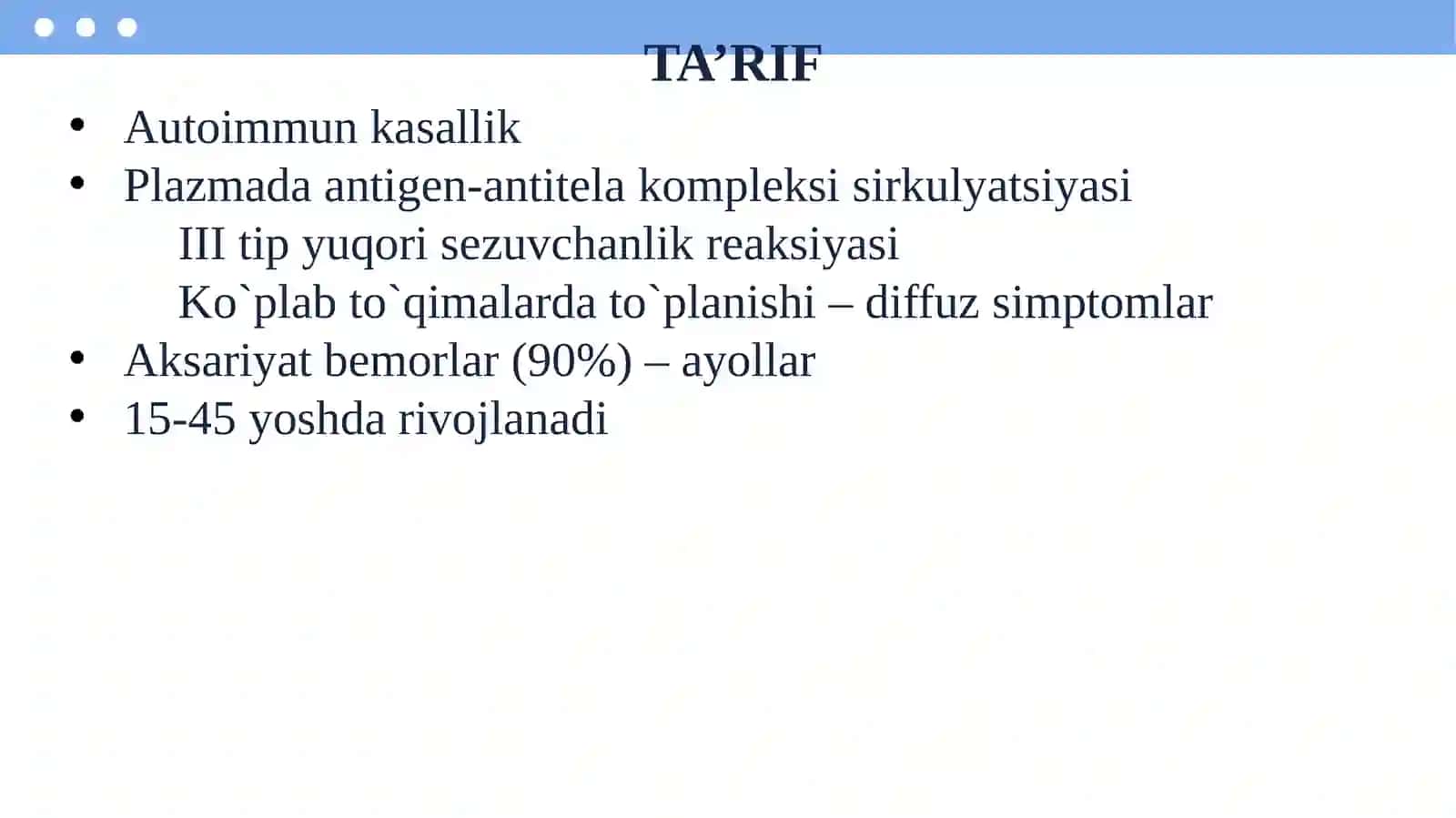 Sistemali qizil boʻricha 2