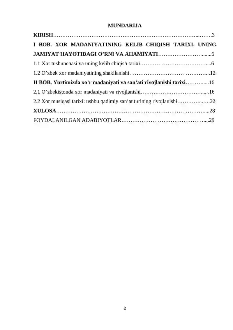 XOR MA’DANIYATINING KELIB CHIQISH TARIXI 2