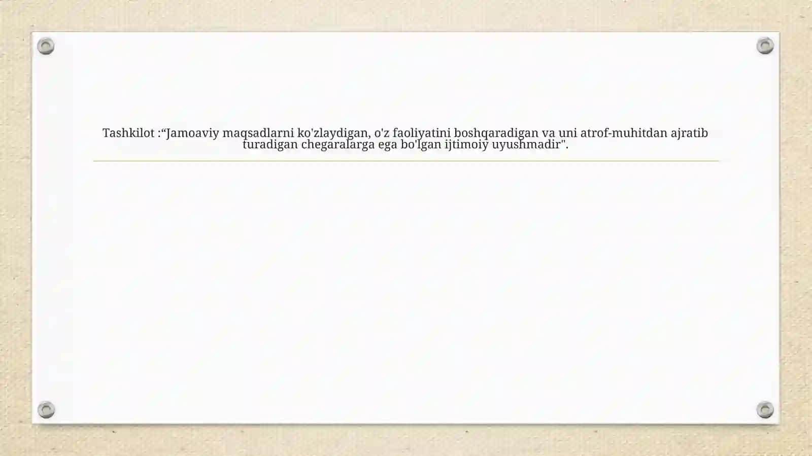 Biznes tashkilotlar va ularning manfaatdor tomonlari 2