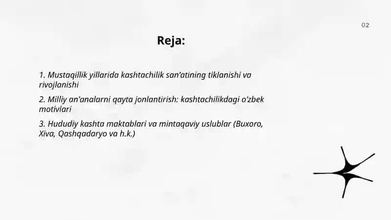 Mustaqillik yillarida kashtachilik sanʼati tarixi 2
