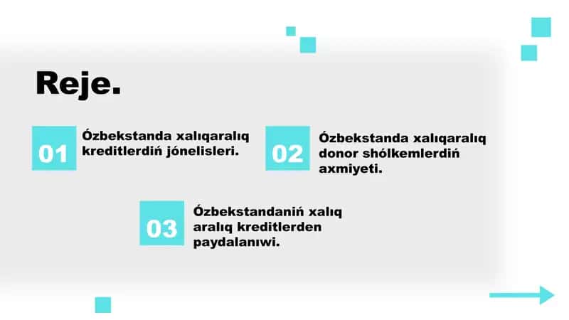 Xalqaro kreditlar va donor shólkemler 2