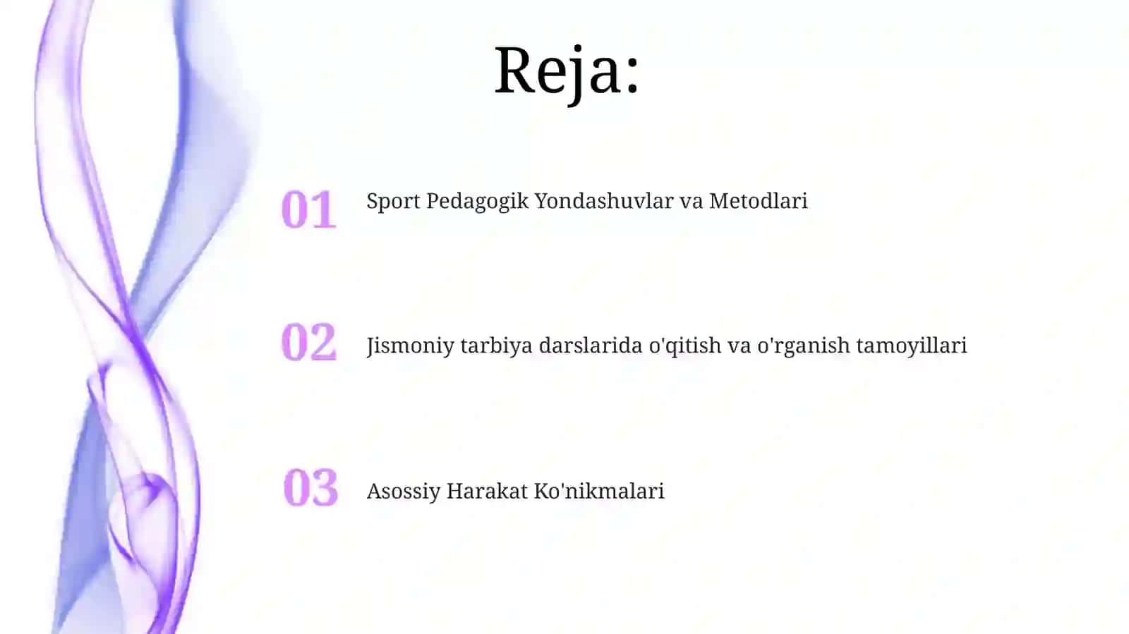 JISMONIY TARBIYA VA SPORT PEDAGOGIKASINING UMUMIY ASOSLARI 2