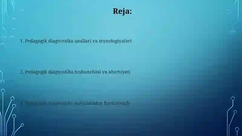 Pedogogik diognostika 2