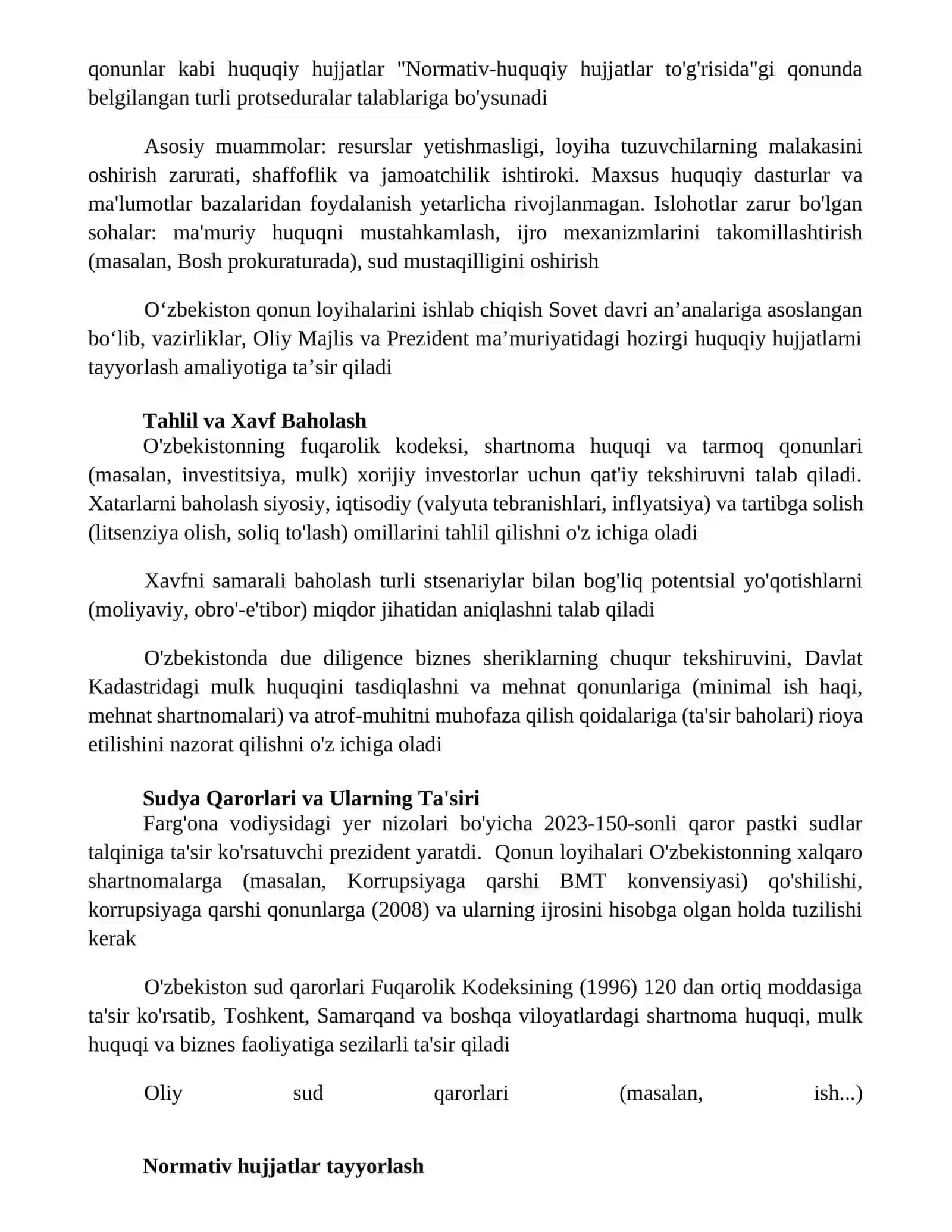 O'zbekistonda huquq normasining yuridik texnikasi 2