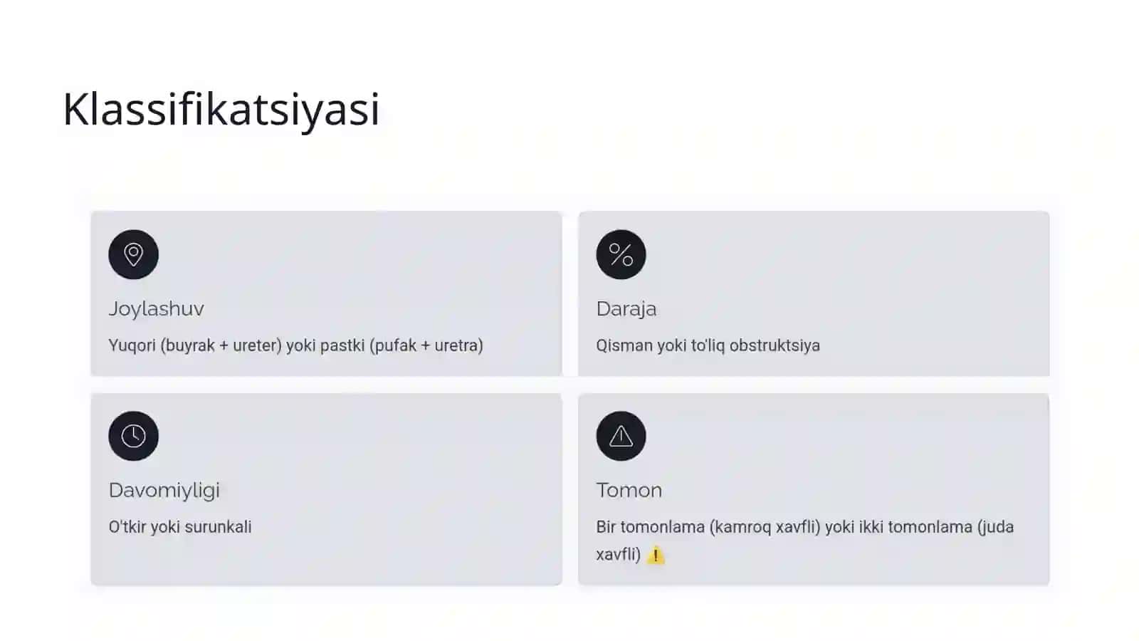 Siydik yo'llari obstruktsiyasi 2