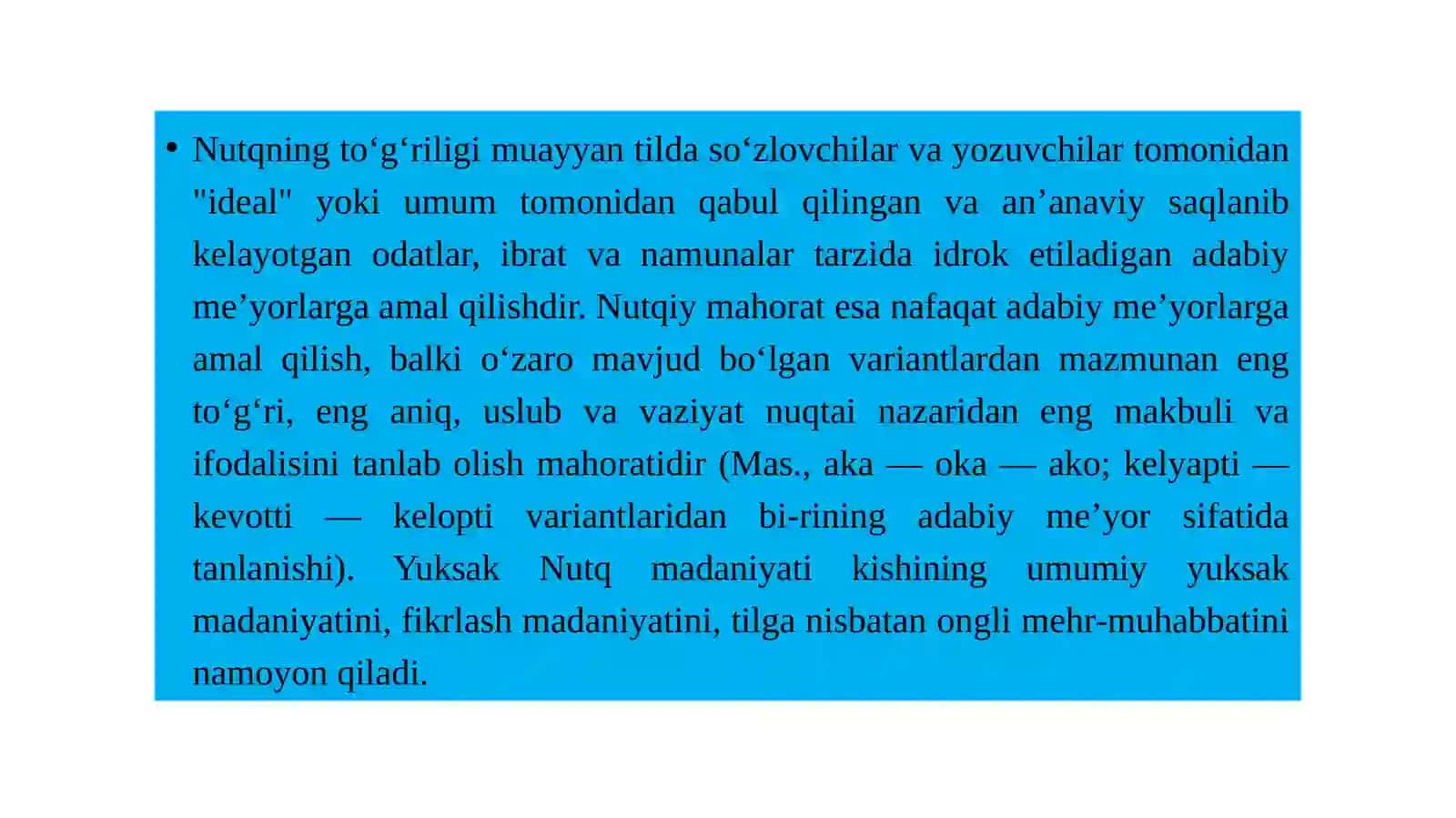 Notiqlik madaniyati 2