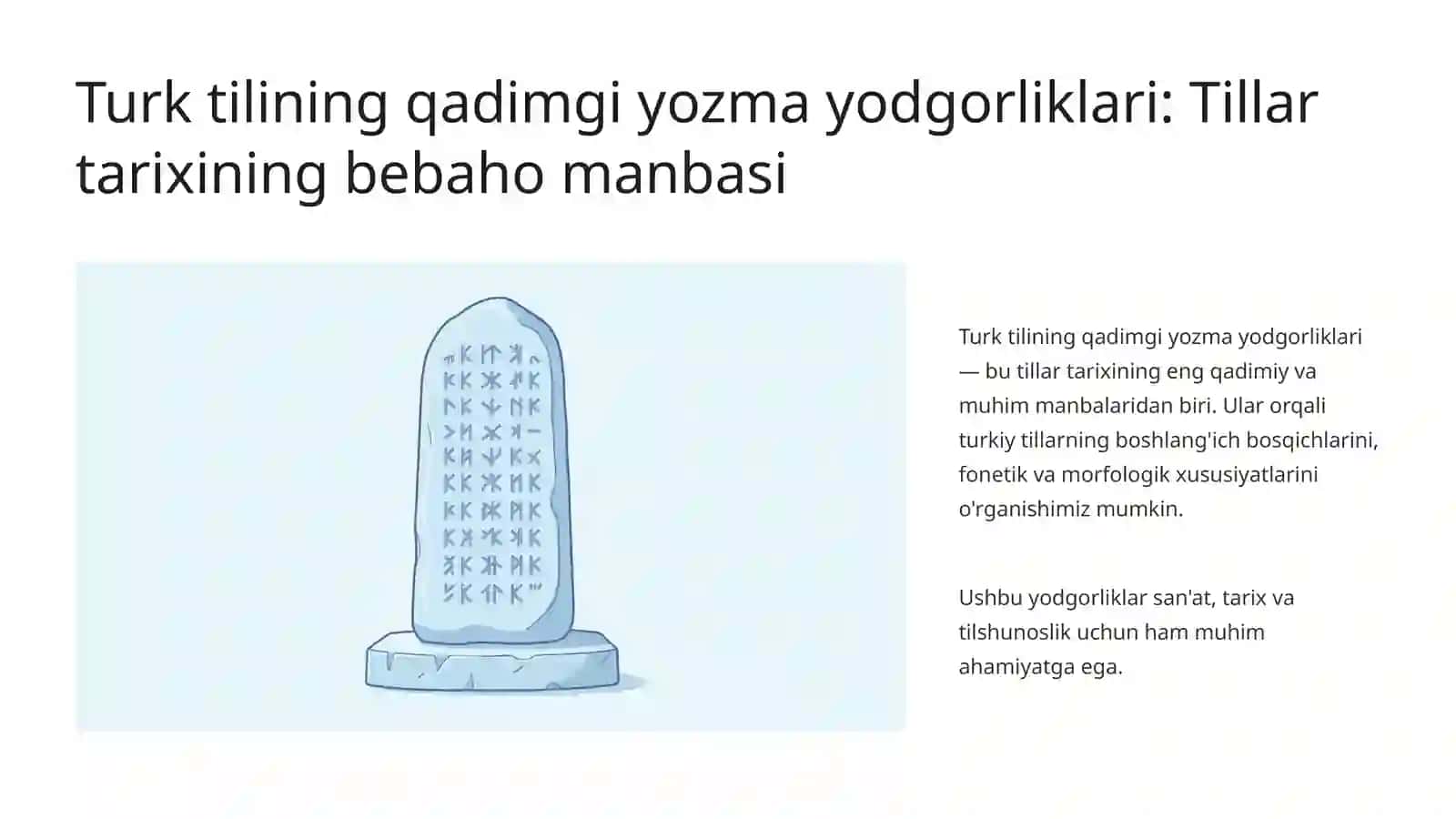 O'zbek tilining tarixiy grammatikasi: Qadimgi yozma yodgorliklari 2