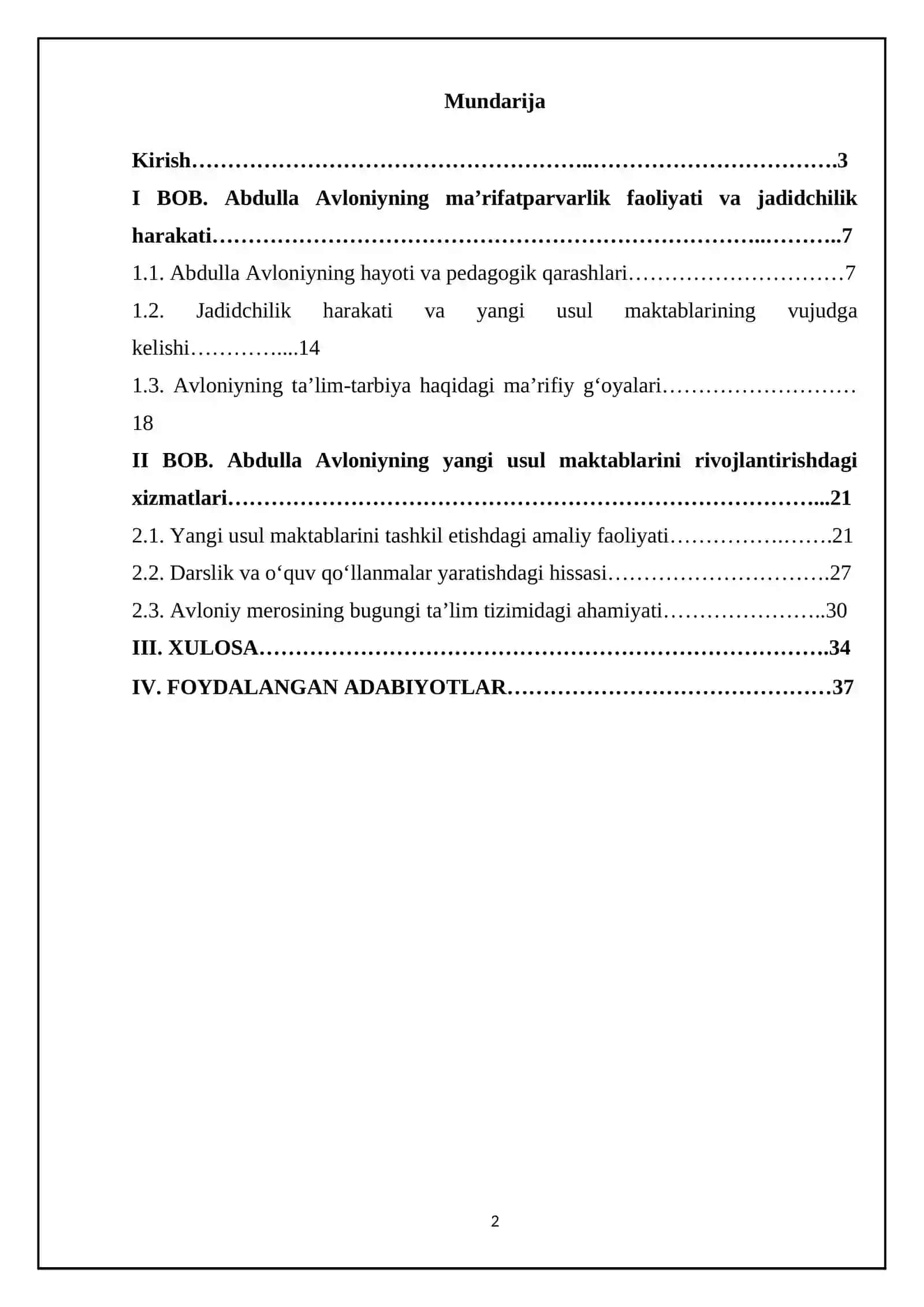 Abdulla Avloniyning yangi usul maktablarini tashkil etishdagi maʼrifatparvarlik xizmatlari 2