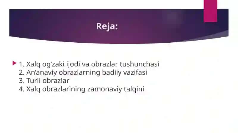 Xalq og‘zaki ijodidagi an’anaviy obrazlar 2